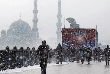 İstanbul’a kar tarifesi!