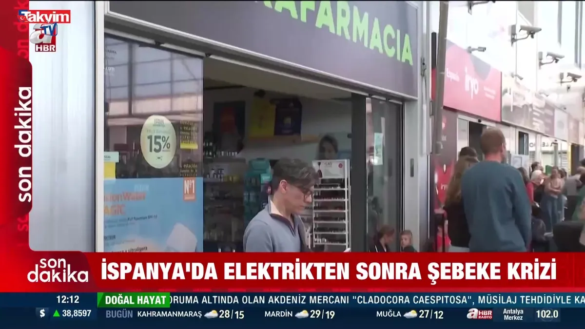 İspanya'da telekomünikasyon şebekesi çöktü!