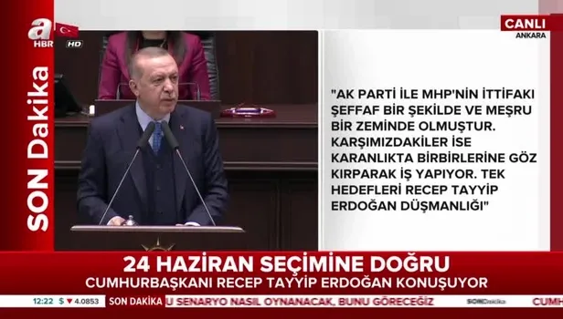 Cumhurbaşkanı Erdoğan yeni dönemi anlattı