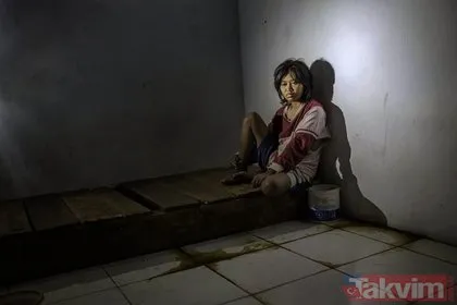 Endonezya’daki akıl hastanesinden dehşet görüntüler