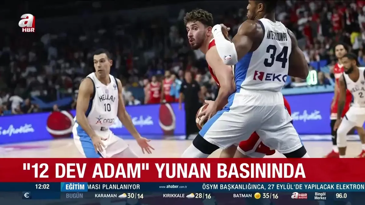 ‘’12 Dev Adam’’ Yunan basınında