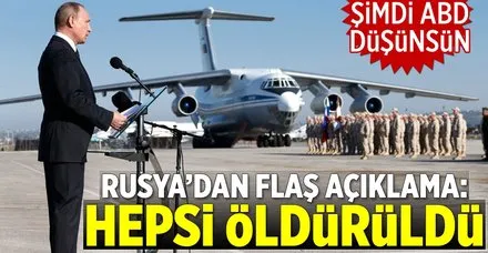 "Hmeymim'e saldıran militanlar etkisiz hale getirildi"