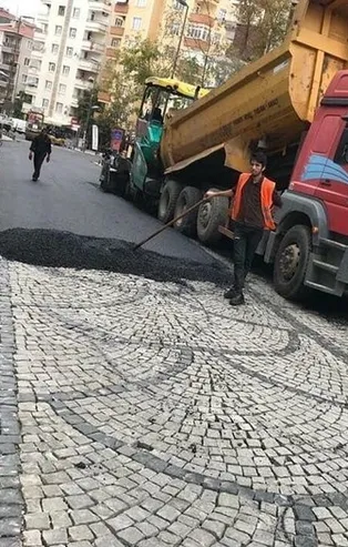 CHP'li Kartal Belediyesi'nden skandal asfalt çalışması