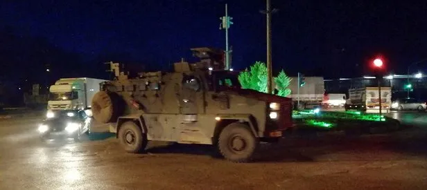 TSK’dan sınıra askeri sevkiyat
