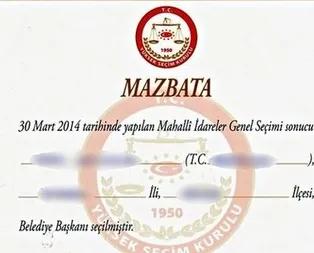 Mazbata alan belediye başkanları kim? - Mazbata nedir, kimlere verilir, nereden alınır?