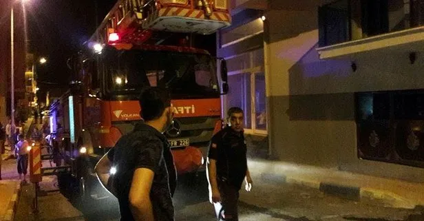 Manisa’da ev yangını