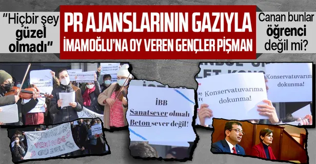 Konservatuvar öğrencilerinden İBB'ye tepki: Her şey çok güzel olacak dendi ama hiçbir şey güzel olmadı
