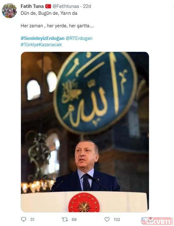 Spekülatif kur atışı ve manipülatif saldırılar nafile! Sosyal medyada tam destek: #YineHaklıÇıktı, #SeninleyizErdoğan - 20