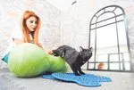Kazazede kedi fizyoterapi sayesinde ayaklandı