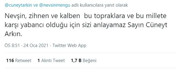 cuneyt-arkindan-chpye-yakinligiyle-bilinen-nevsin-menguye-ders-niteliginde-cevap-1611521608629.jpg Cüneyt Arkın'dan CHP'ye yakınlığıyla bilinen Nevşin Mengü'ye ders niteliğinde cevap! Sosyal medyada gündem oldu-4