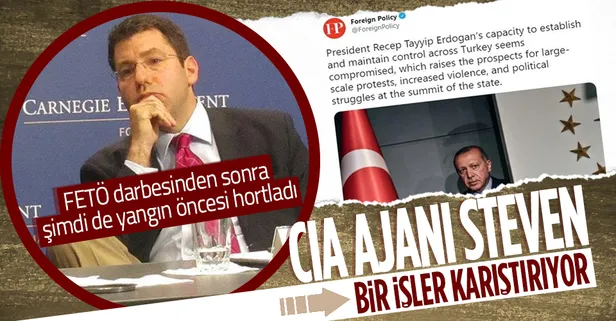 FETÖ ve FETÖ'cüleri öven ABD tetikçisi Steven Cook yine Türkiye karşıtı operasyonlarla devrede!