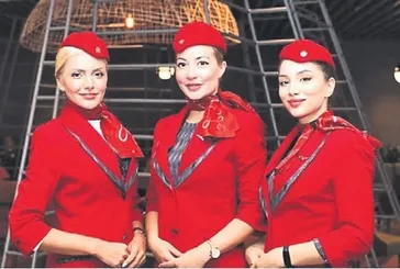 THY kabin memuru alıyor