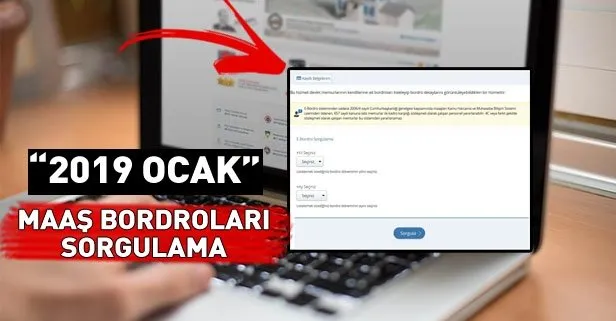 e Bordro sorgulama: 2019 Ocak ayı maaş bordroları yayınlandı! Maliye Bakanlığı e-Bordro Hizmeti