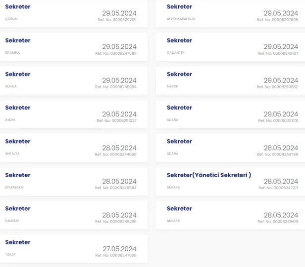 "Mayıs Ayı Fırsatı: 10-31 Mayıs Tarihleri Arasında Türkiye Genelinde Büro Memuru ve Sekreter Pozisyonları İçin Alımlar Başladı! Başvuru Şartları ve Detayları İŞKUR'da!"-8