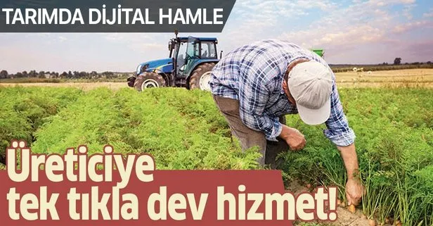 Üreticiye tek tıkla hizmet!