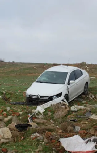 Tekirdağ'da korkunç kaza! Lastik patladı, araç takla attı