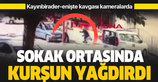 Adıyaman’da kayınbirader eniştesine sokak ortasında kurşun yağdırdı