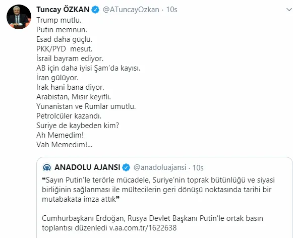 CHP neyi eleştireceğini şaşırdı! Rusya ile yapılan Suriye anlaşmasını da beğenmedi!-1