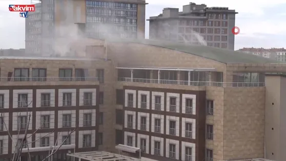 İstanbul’da Polisevi’nde yangın!