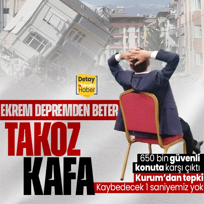 Ekrem İmamoğlundan akla ziyan açıklama! Murat Kurumun kentsel dönüşüm vaadine karşı çıktı: 650 bin konut yapılmamalı