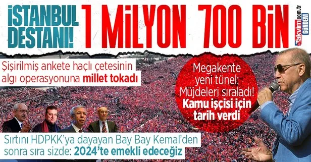 Başkan Erdoğan’dan AK Parti Büyük İstanbul Mitingi’nde önemli açıklamalar
