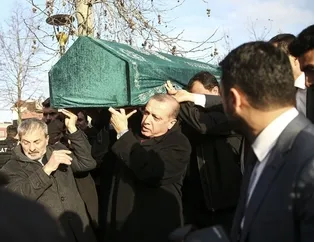 Cumhurbaşkanı Erdoğan, Sametin cenazesine omuz verdi