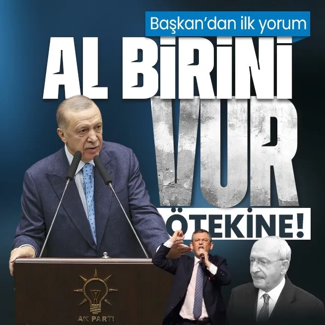 Son dakika: Başkan Erdoğandan Özgür Özel yorumu: Al birini vur ötekine