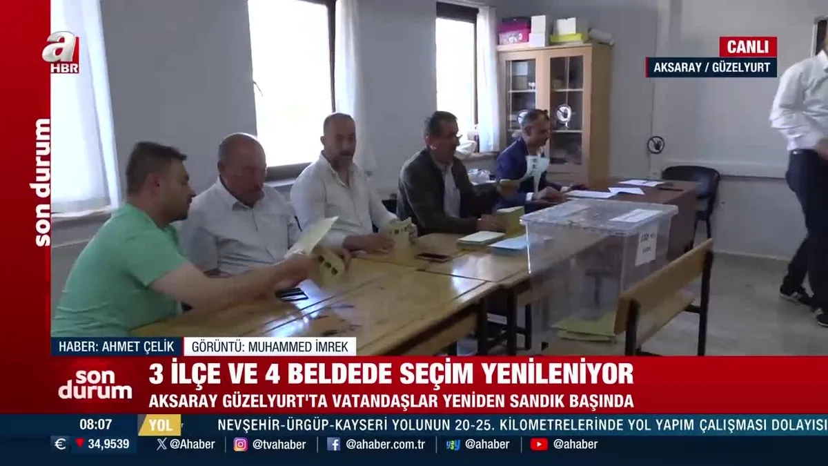 3 ilçe 4 beldede seçimler yenileniyor! İşte detaylar...