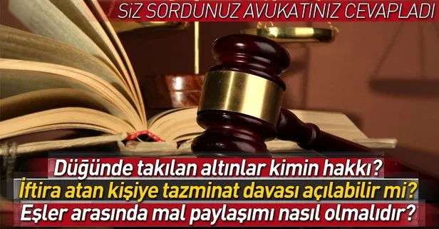 Düğünde takılan altınlar kadınındır