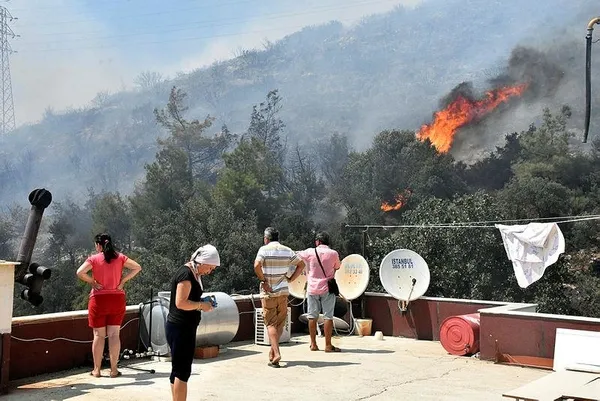 Bodrum'da büyük yangın!-1