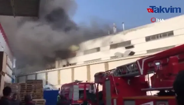 Organize Sanayi Bölgesi'nde fabrika yangını