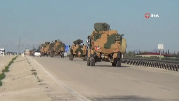 Son dakika: Suriye sınırına askeri sevkiyat