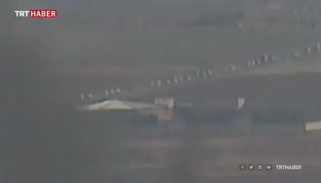PKK/YPG'lilerin çekilmesi anbean görüntülendi