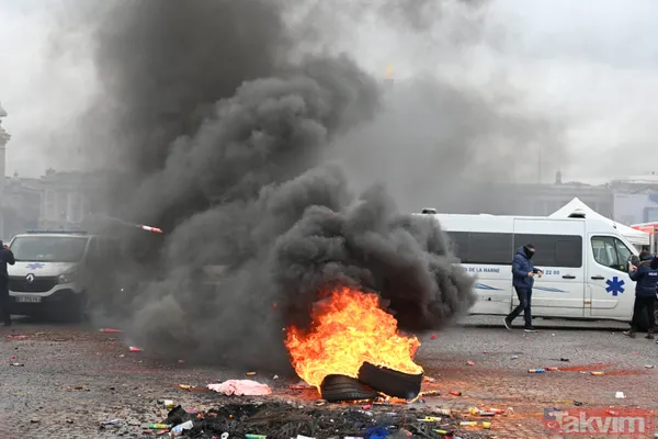 Paris'teki son gösterilerin faturası ağır oldu - 12