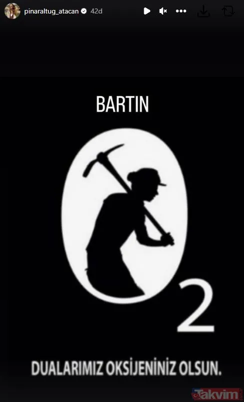 Bartın'da (Amasra) maden ocağında patlama! Ünlü isimlerden paylaşımlar peş peşe geldi! Pınar Altuğ, Ebru Gündeş, Petek Dinçöz... - 19