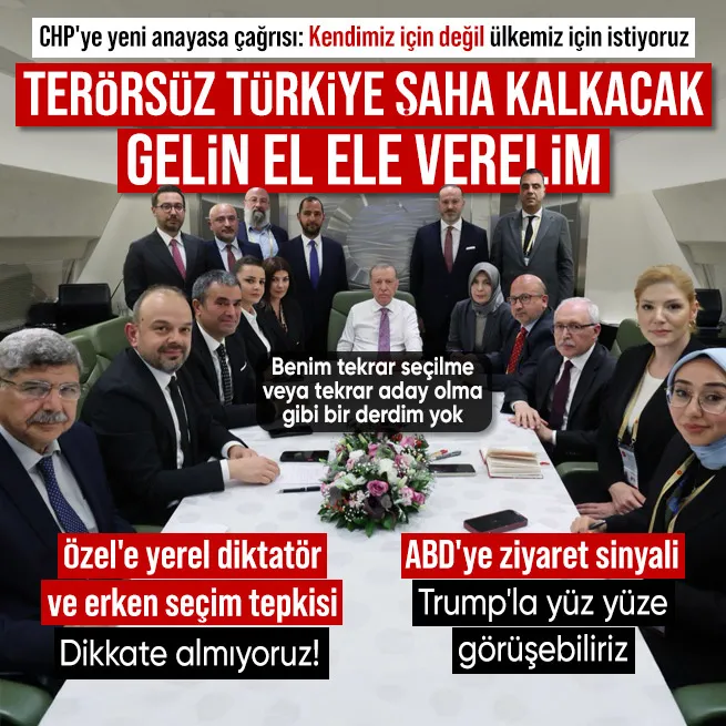 Başkan Erdoğan Macaristan dönüşü uçakta gazetecilerin sorularını yanıtladı