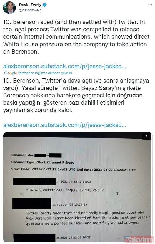 Elon Musk'tan 9. ve 10. Twitter ifşaatları! CIA, FBI ve Pentagon sansürü ifşa oldu: Dikkat çeken Kovid-19 detayı - 27
