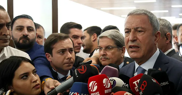 Son dakika: Bakan Akar'dan Barış Pınarı Harekatı açıklaması: Olabildiğince kısa sürede tamamlayacağız