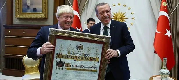 Erdoğan Boris Johnson’ı kabul etti