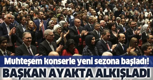 Başkan Erdoğan, Cumhurbaşkanlığı Senfoni Orkestrası 2019-2020 Sezonu Açılış Konseri’ne katıldı