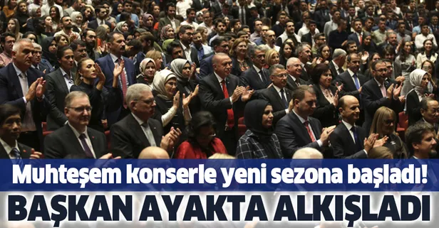 Başkan Erdoğan, Cumhurbaşkanlığı Senfoni Orkestrası 2019-2020 Sezonu Açılış Konseri'ne katıldı