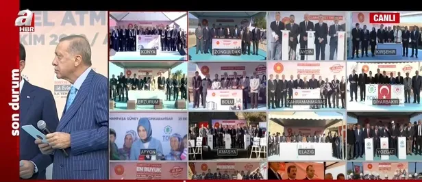 Başkan Erdoğan'dan cumhuriyet tarihinin en büyük sosyal konut projesinin ilk temel atma töreninde önemli açıklamalar-6