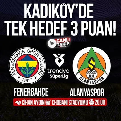 Fenerbahçe - Alanyaspor | CANLI