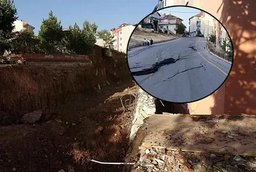 7 apartmanda 70 daire tahliye edildi