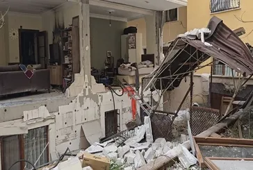 Ataşehir’de gaz patlaması! 3 katlı binada ortalık savaş alanına döndü