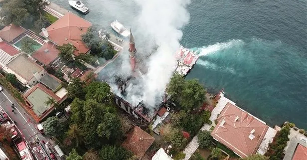 SON DAKİKA! Tarihi Vaniköy Camii’nde çıkan yangınla ilgili soruşturma tamamlandı