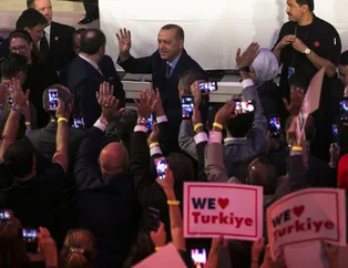 Başkan Erdoğan'a ABD'de sevgi seli