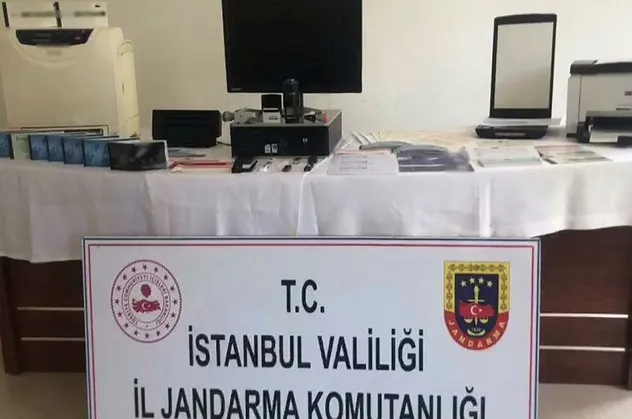 İstanbul'da jandarmadan 'çek' operasyonu
