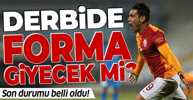 Radamel Falcao Fenerbahçe - Galatasaray maçında oynayacak mı? İşte son durumu...