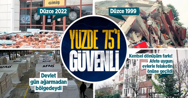 Düzce’de kentsel dönüşüm farkı: "Yapıların yüzde 75'i güvenli"